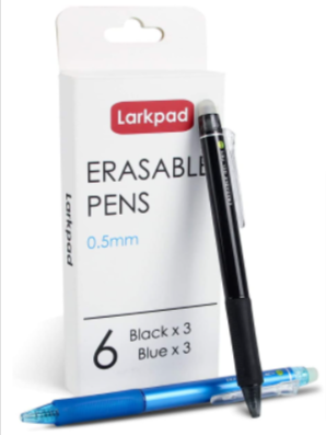 Larkpad Retractable Erasable Gel Pen Clicker