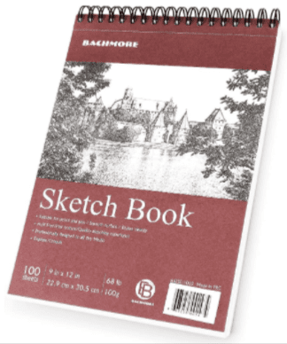 Bachmore Sketchpad 100 Sheets Sketch Book