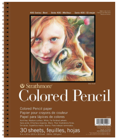 Strathmore 477-9 Colored Pencil PAD